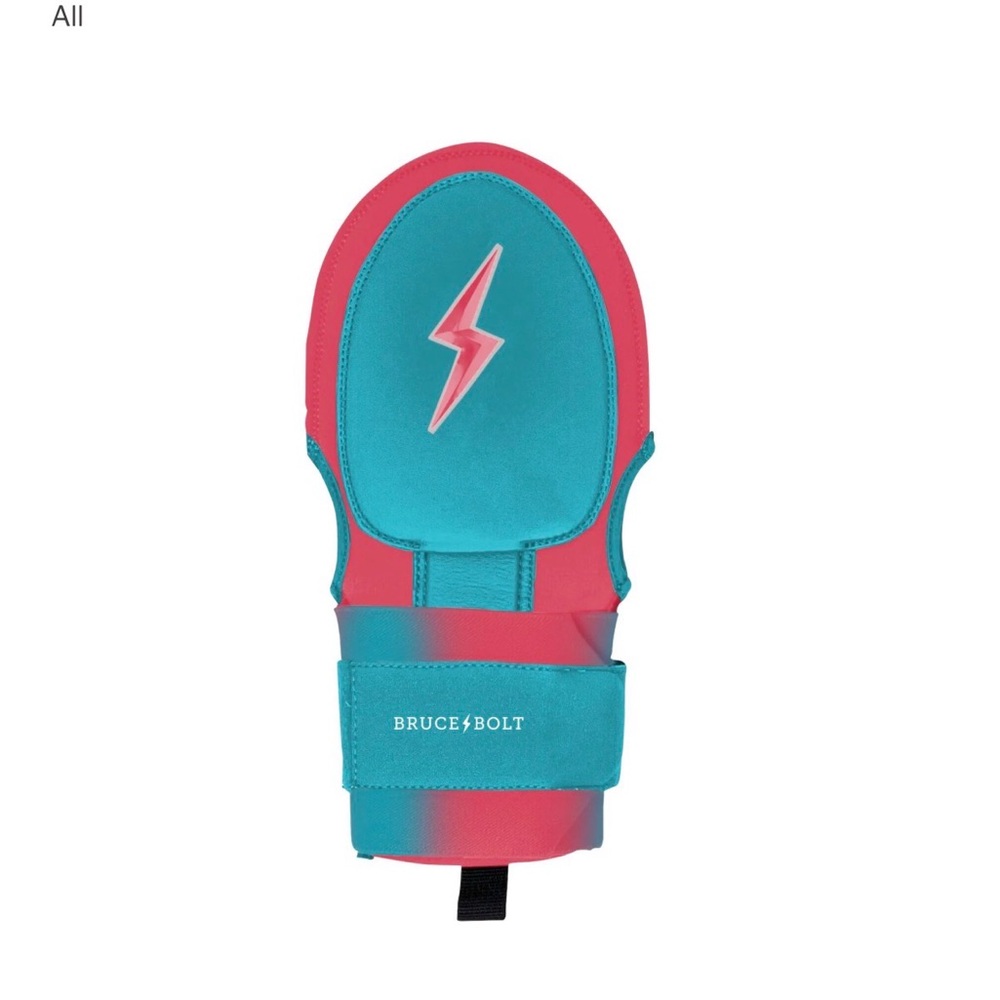 BRUCE BOLT Max Clark Youth Pink and Blue Sliding Mitt